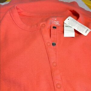 Aerie Henley Thermal Long Sleeve Layering Top